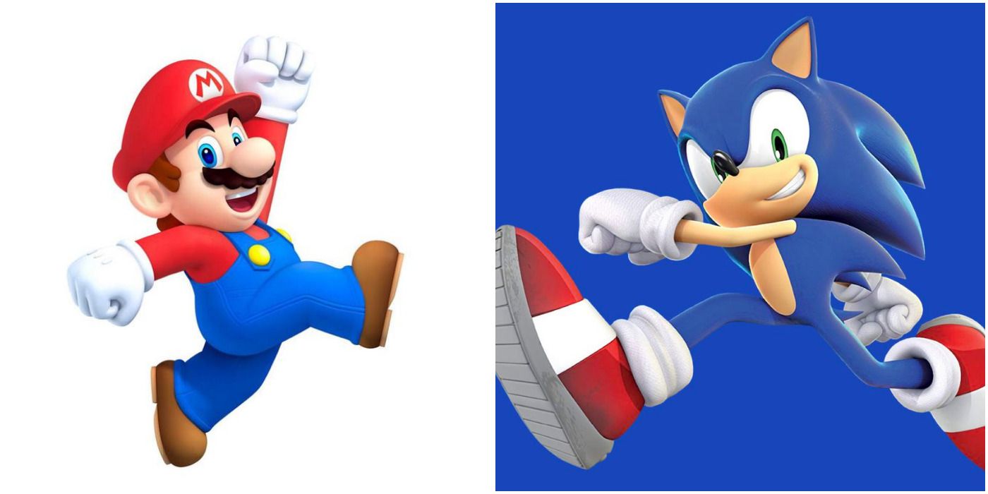 Mario And Sonic 3D Artwork Renders