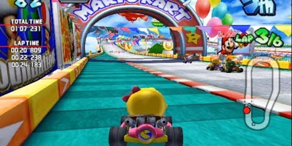 Video Games Mario Kart GP Arcade Ms Pac-Man