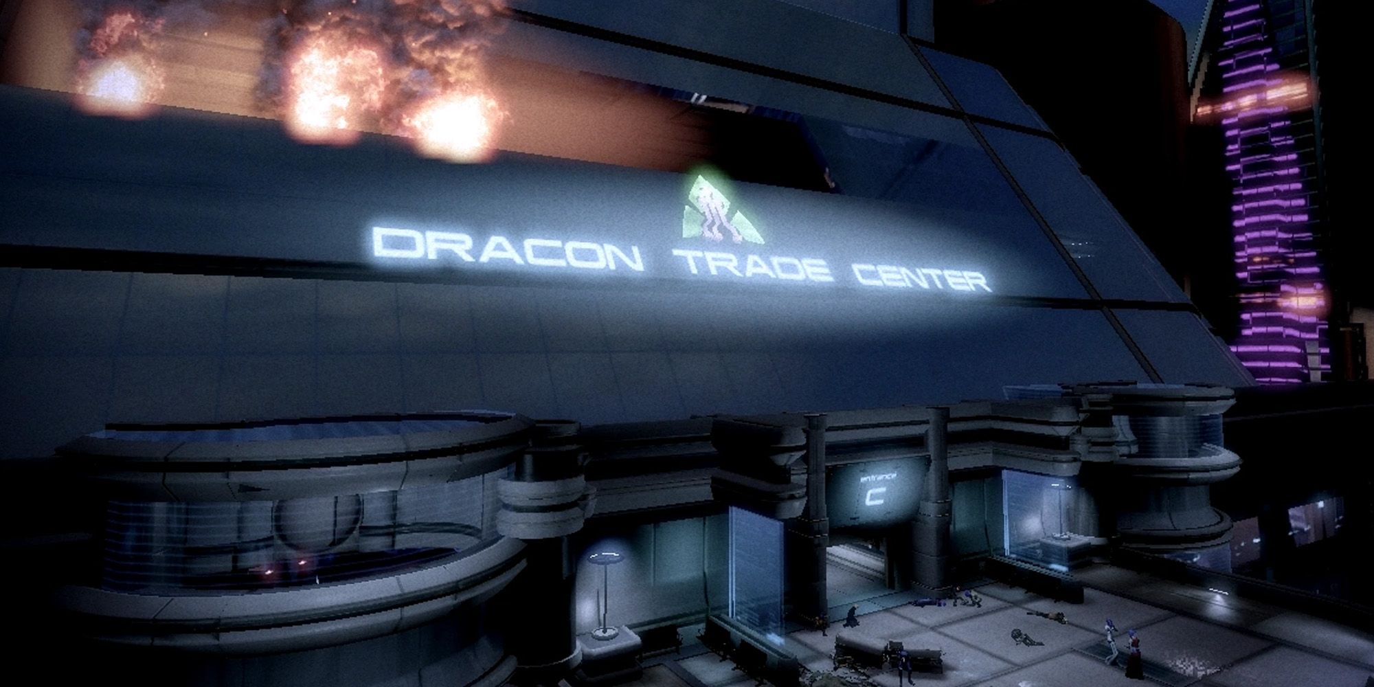 Dracon Trade Center on Illium in Mass Effect 2
