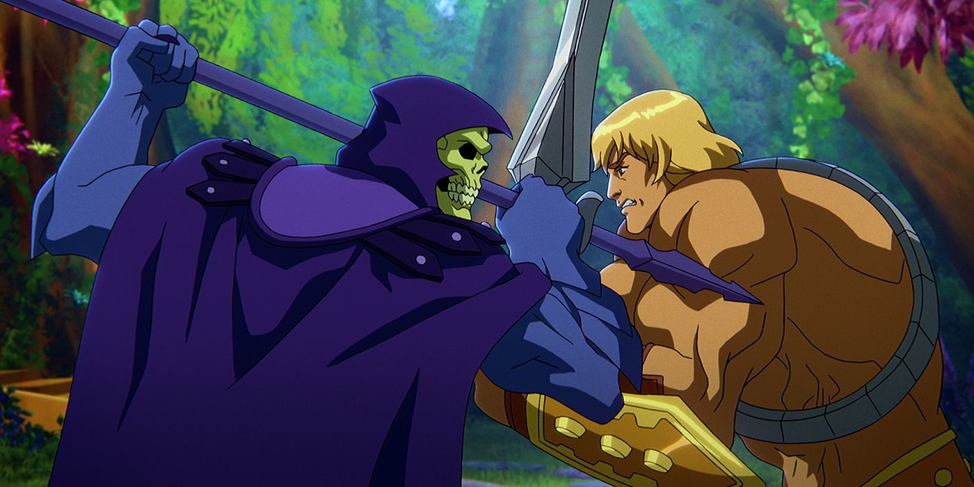 Skeletor and He-Man in Masters of the Universe: Revelation