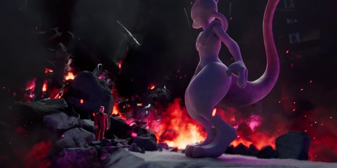 Pokemon Mewtwo Strikes Back Lab Explosion Giovanni
