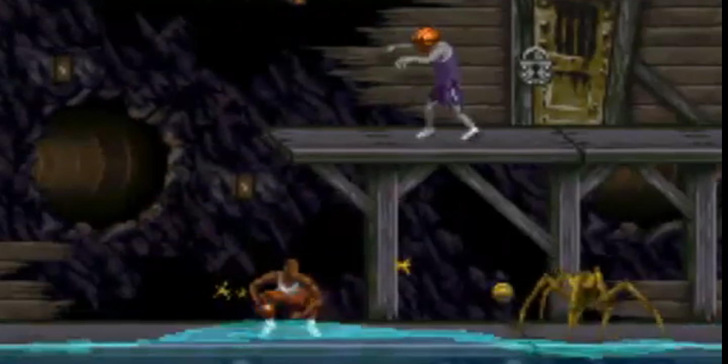 Michael Jordan Video Game Platformer