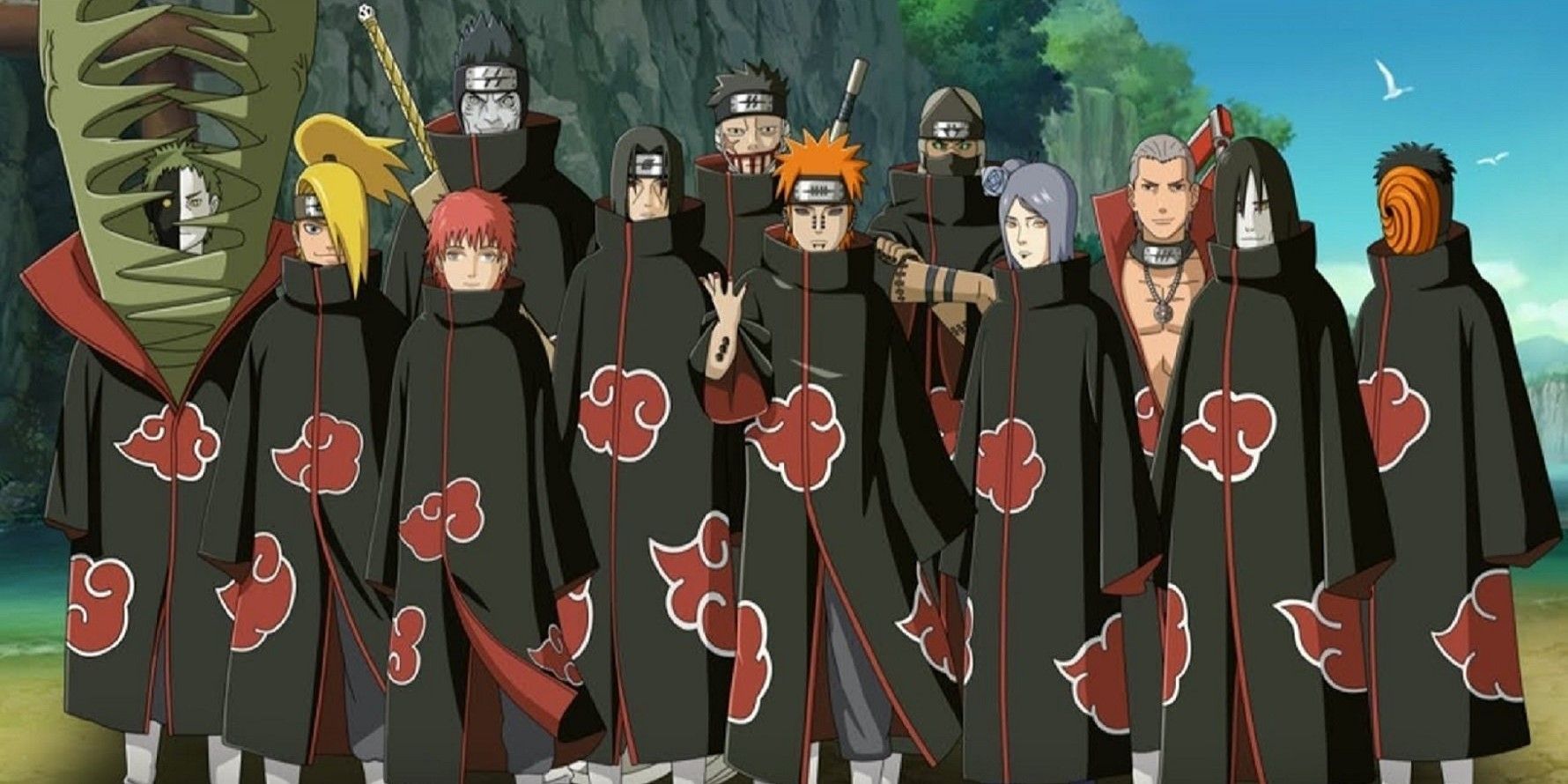 All akatsuki members in Naruto