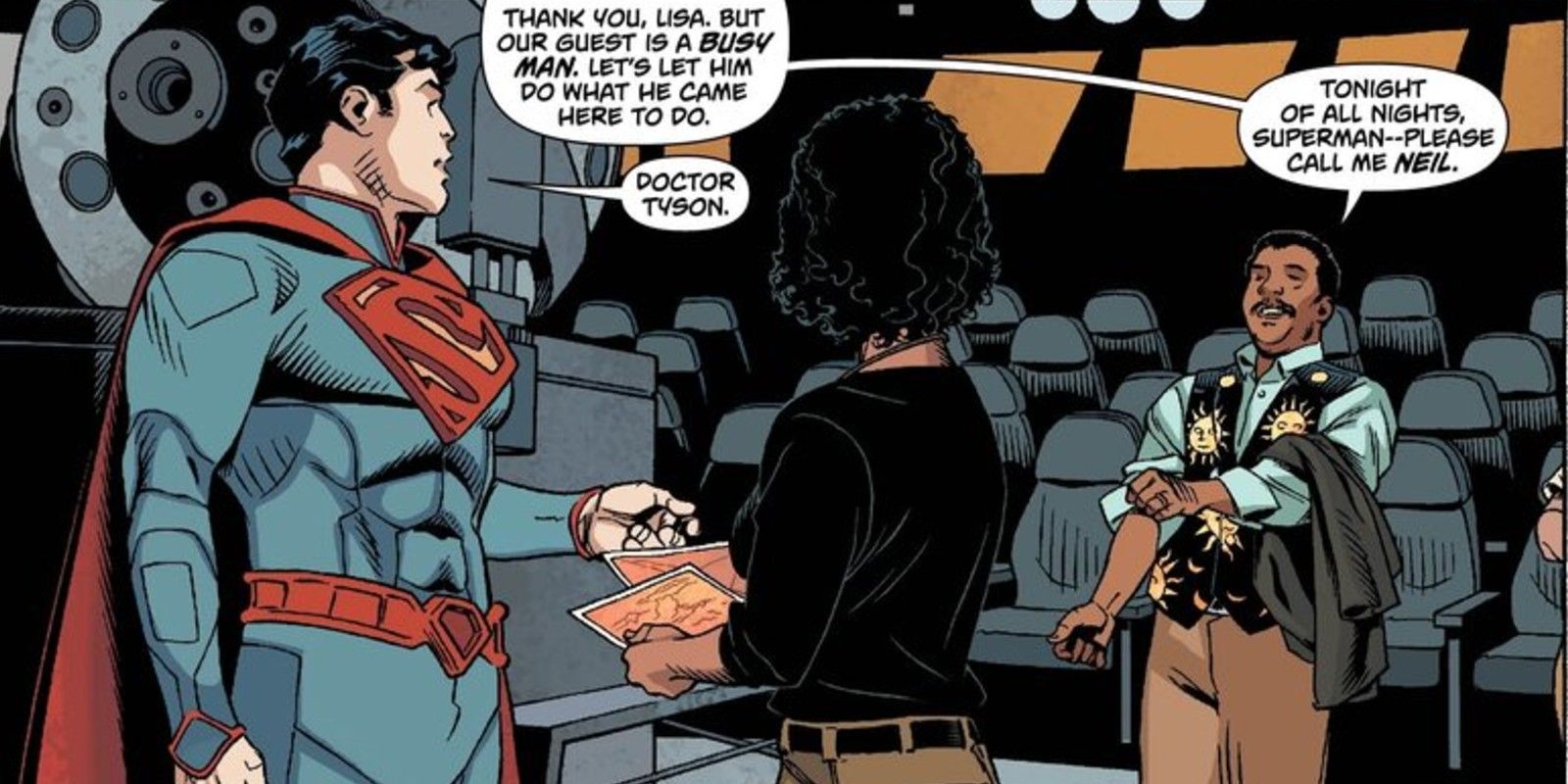 Neil DeGrasse Tyson Meets Superman in Action Comics