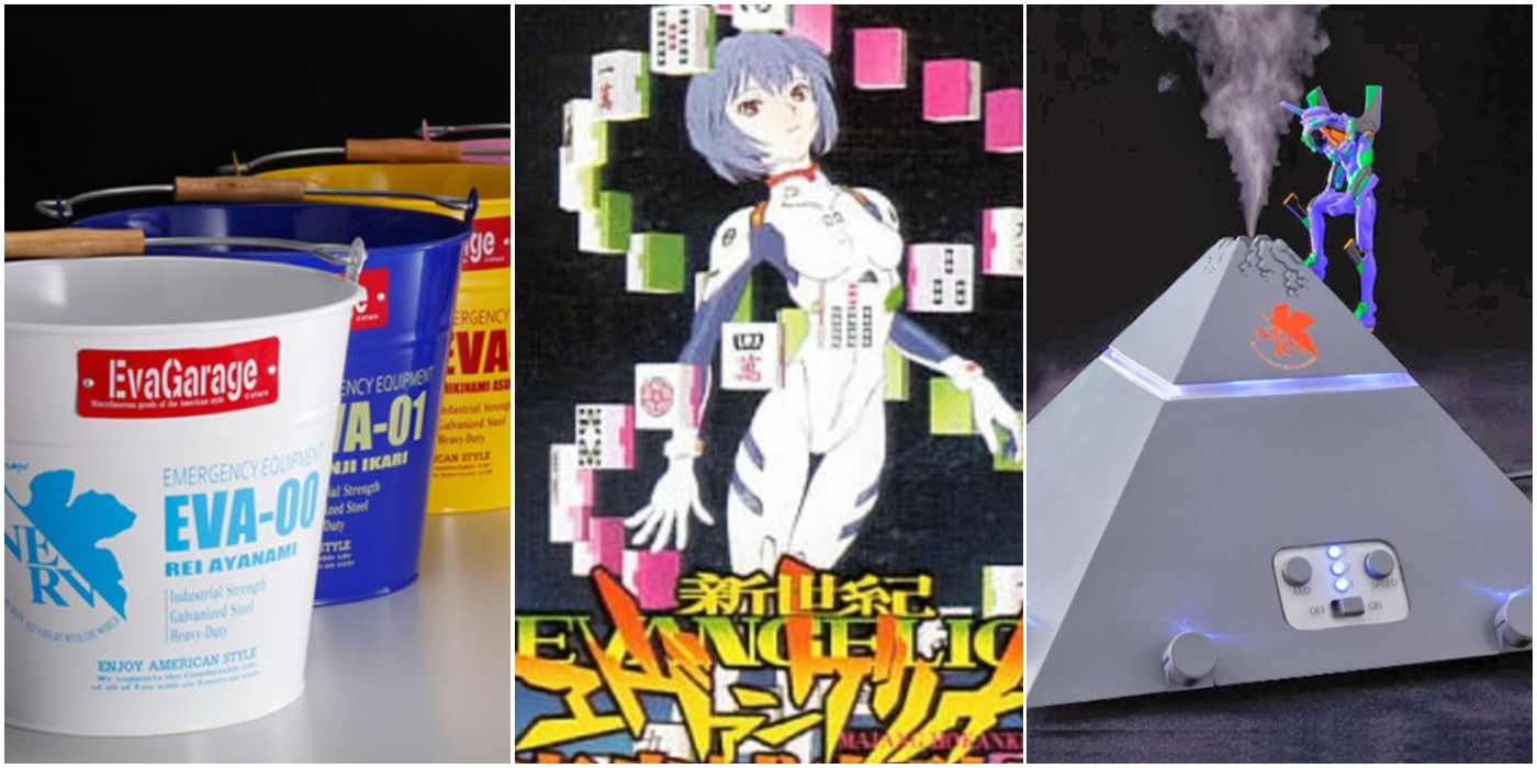 Neon Genesis Evangelion Weirdest Products Buckets Mahjong Humidifier Trio Header