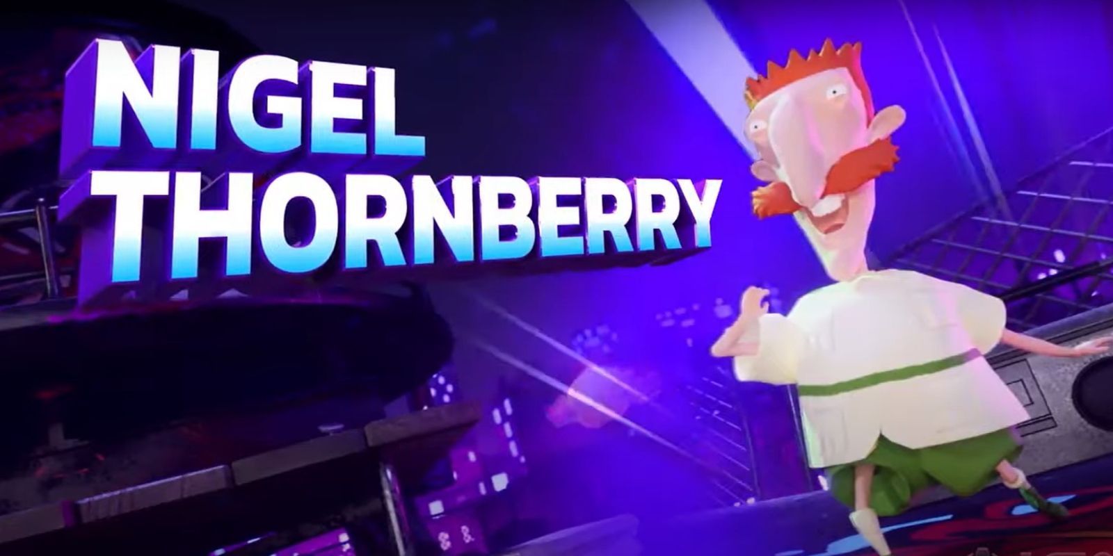Nigel Thornberry is ready for battle in Nickelodeon All-Stars Brawl