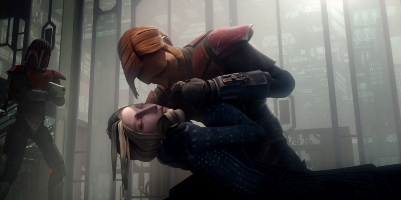 Obi-Wan Holding Duchess Satine Kryze