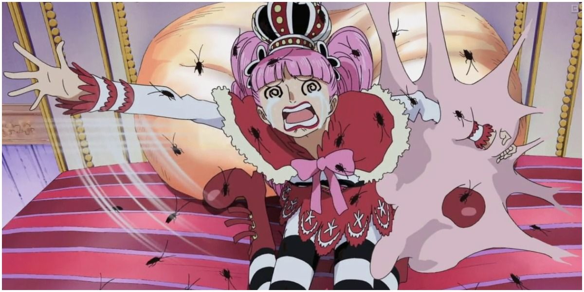 One Piece Perona crying from cockroaches