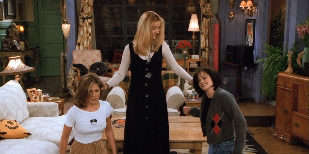 Phoebe, Monica and Rachel from Friends