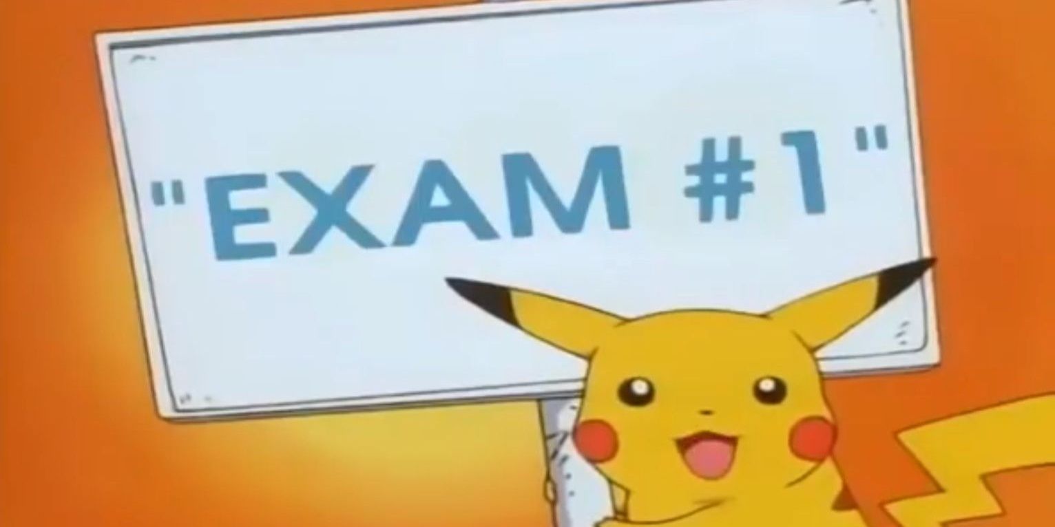Pikachu Exam Board Pokemon League 
