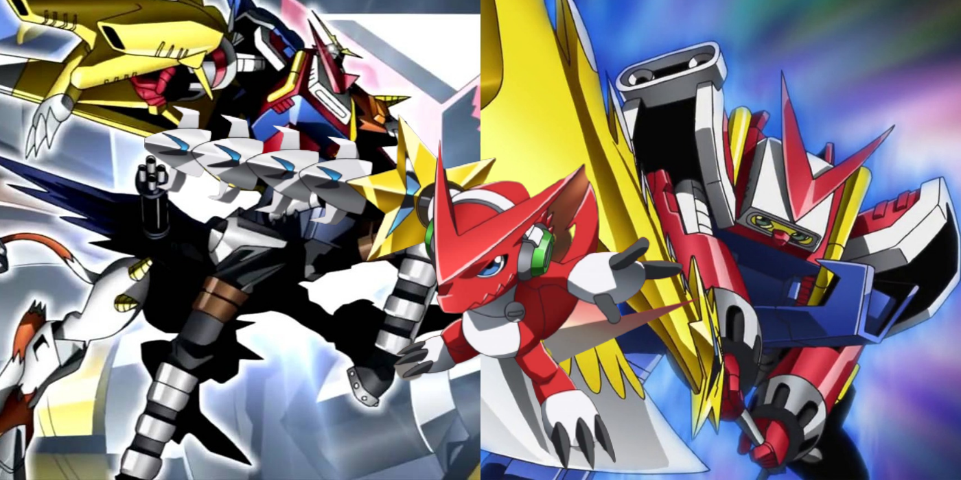 Promo Image - Shoutmon DigiFuse Evolutions (Shoutmon X5B, Shoutmon X2, Shoutmon with Star Sword)