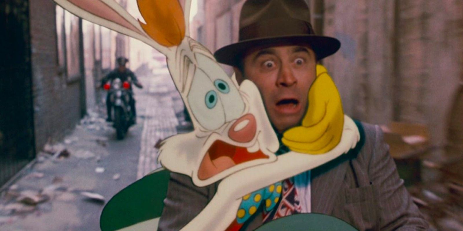 Roger and Eddie Valiant in Who Framed Roger Rabbit