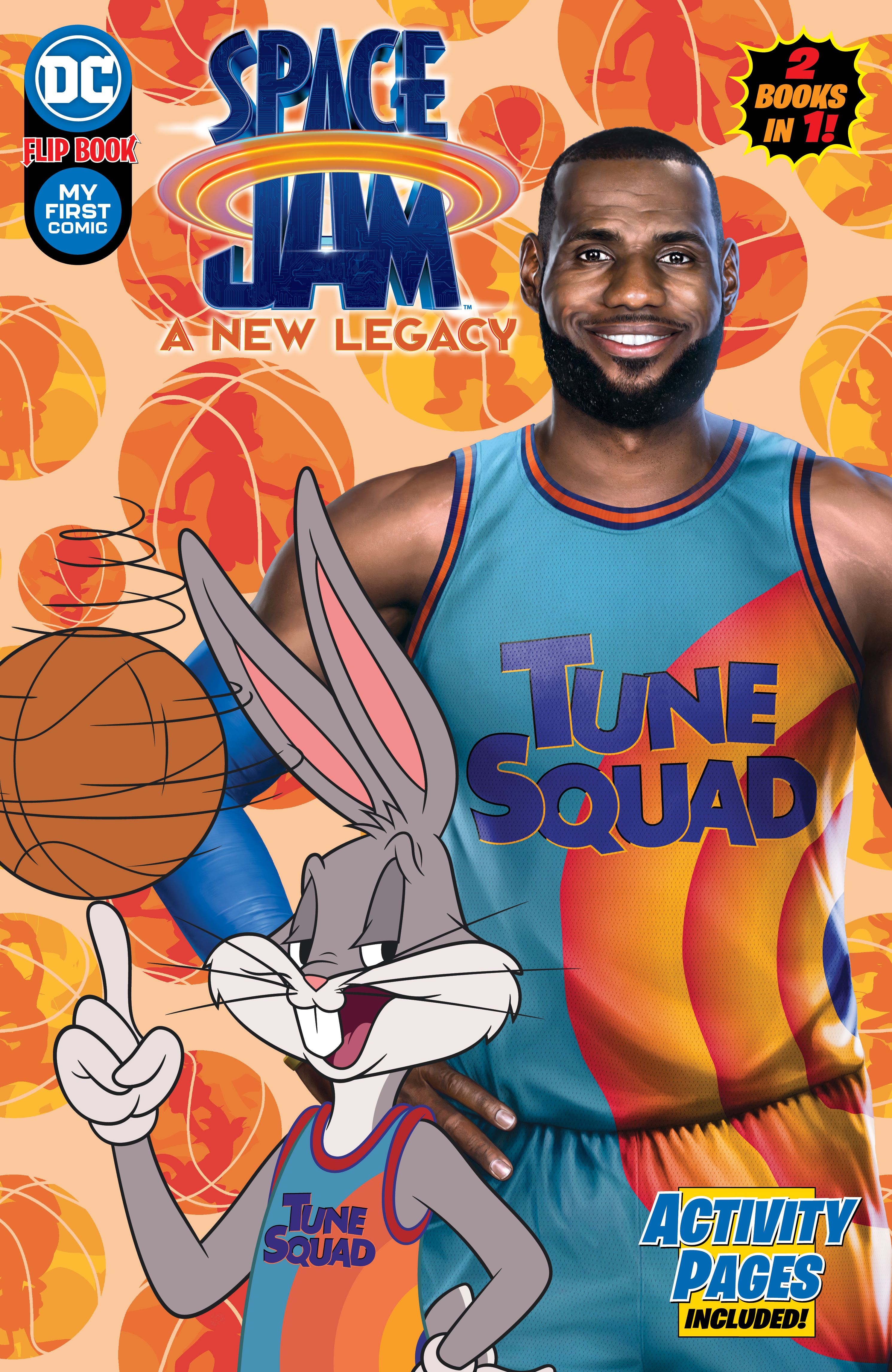 The cover for the Space Jam My First Comic flipbook