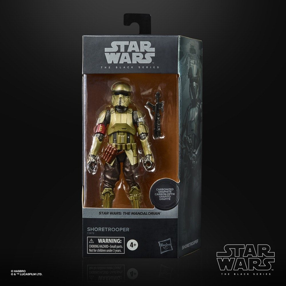 STAR WARS THE BLACK SERIES CARBONIZED COLLECTION 6-INCH SHORETROOPER Figure 1
