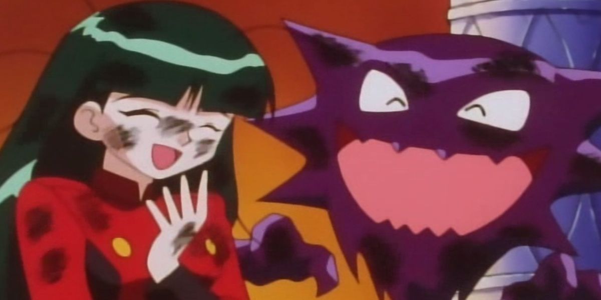 Sabrina and Haunter laughing, Pokemon