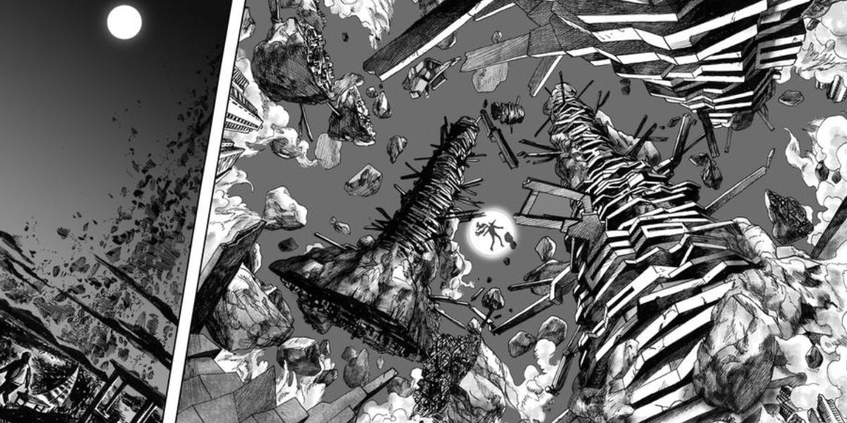 Saitama Serious Table Flip One-Punch Man manga