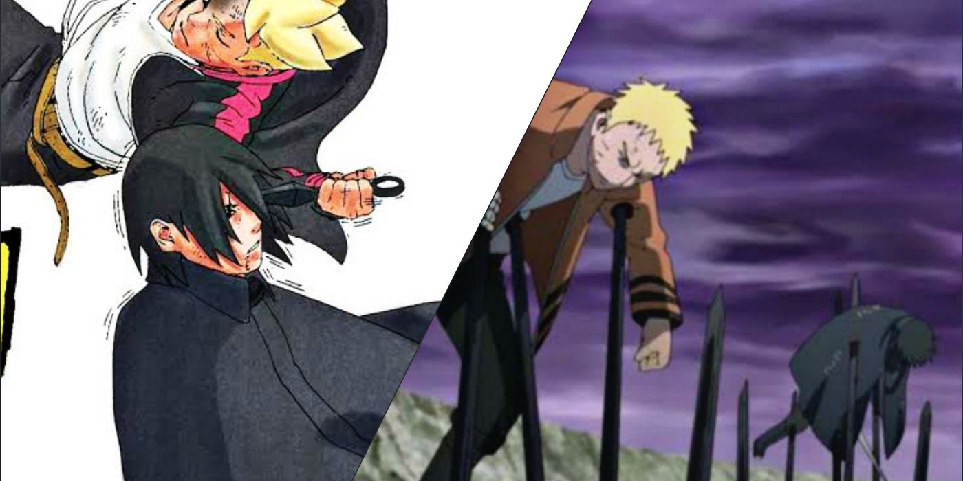 Naruto and Sasuke vs Momoshiki  Boruto: Naruto Next Generations