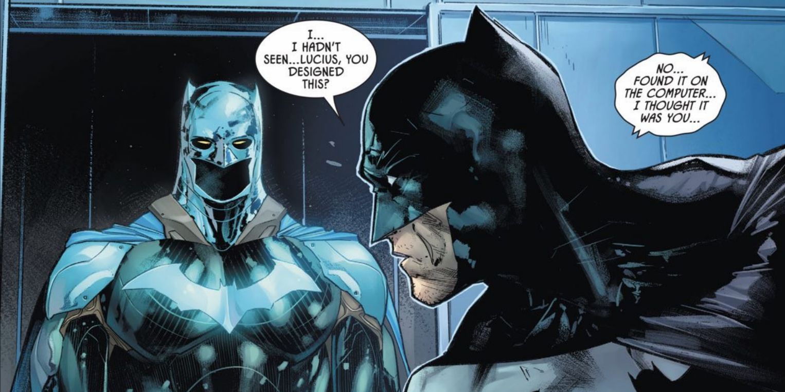 Batman's Silver Knight suit