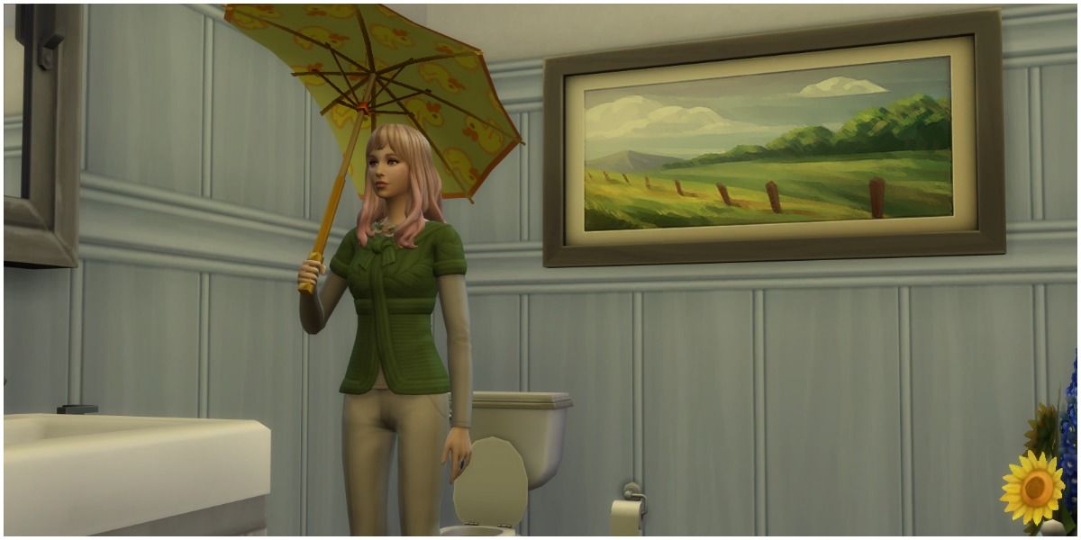 Sims 4 Umbrella Indoors