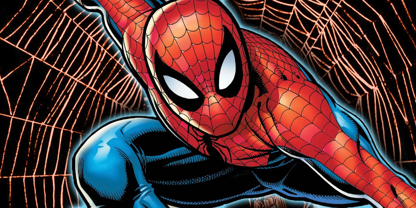 Spider-Man Caught in Web