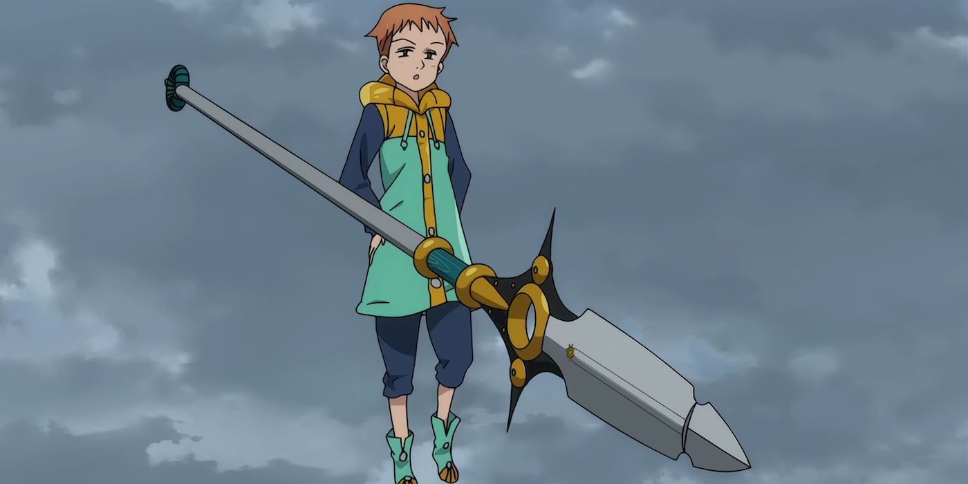 King's Sacred Treasure, Spirit Spear Chastiefol, from The Seven Deadly Sins.