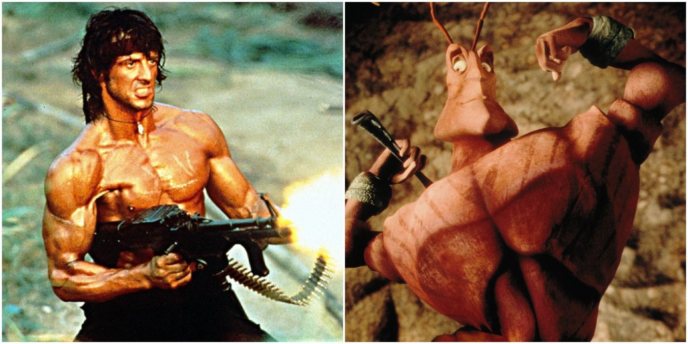 Sylvester Stallone Rambo and Antz