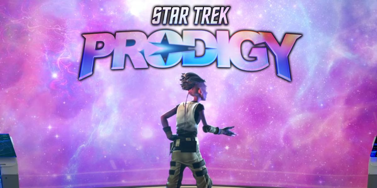 Spoilers. Memory Alpha says that the latest episode of Star Trek Prodigy  includes an artistic logo that was originally created for Star Trek Online.  Another example of video game material sneaking into