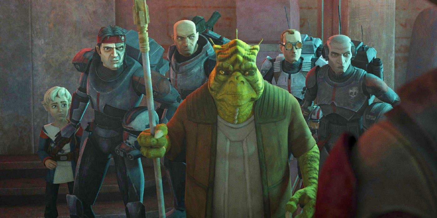 Cid and Clone Force 99 in Star Wars: The Bad Batch 'Infested'