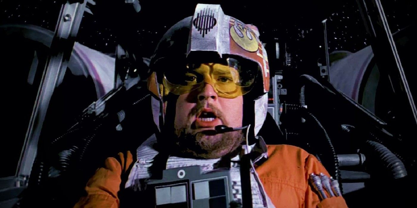 Jek Porkins talking over the headset from the cockpit in A New Hope.