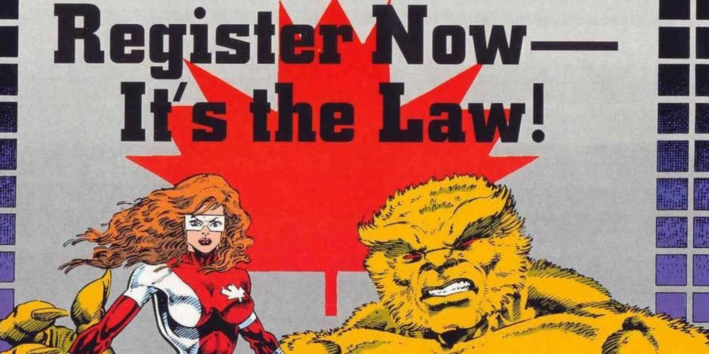 Super Powers Registration Act in Alpha Flight