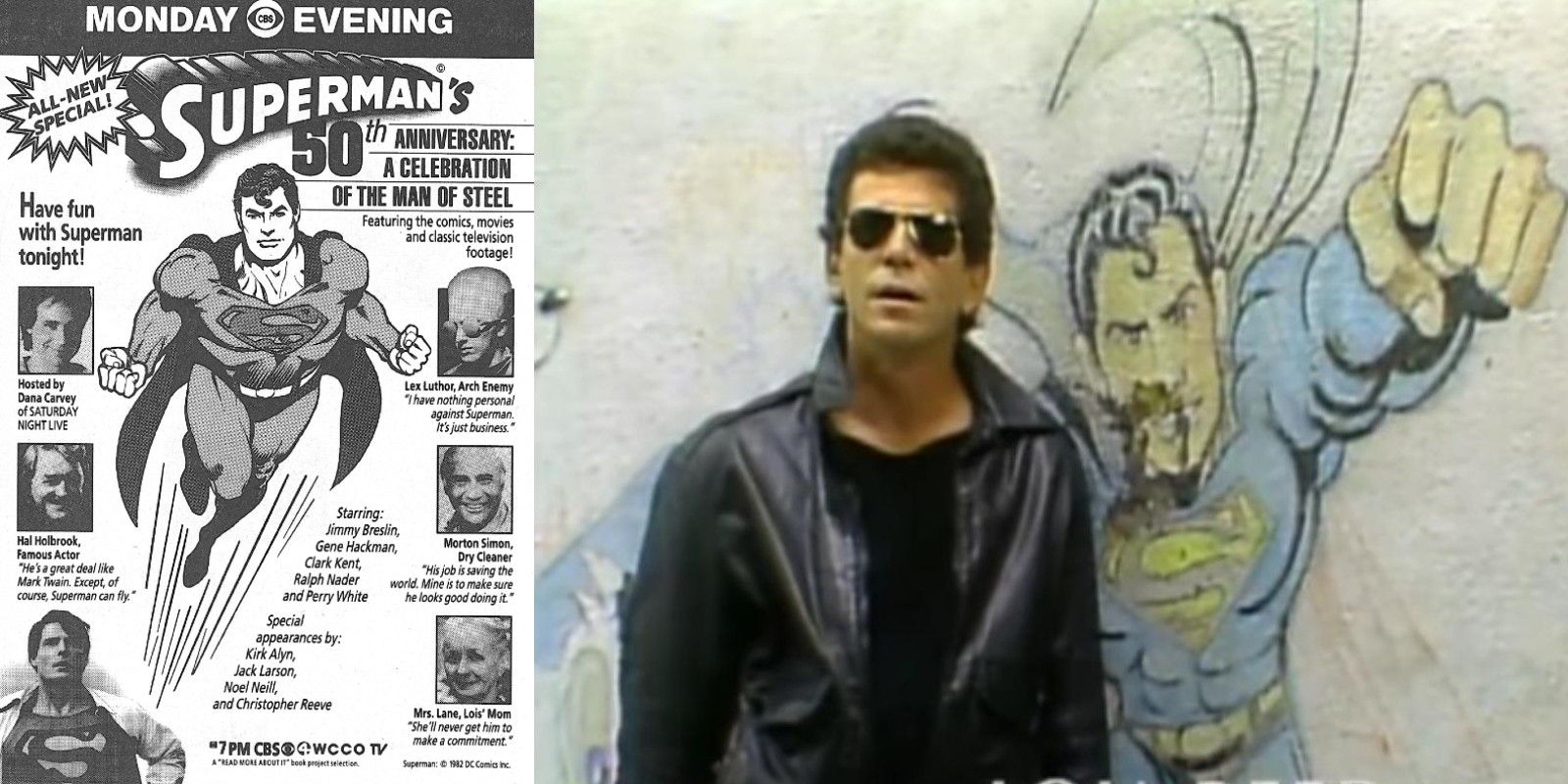 Superman 50th Anniversary Special with Lou Reed