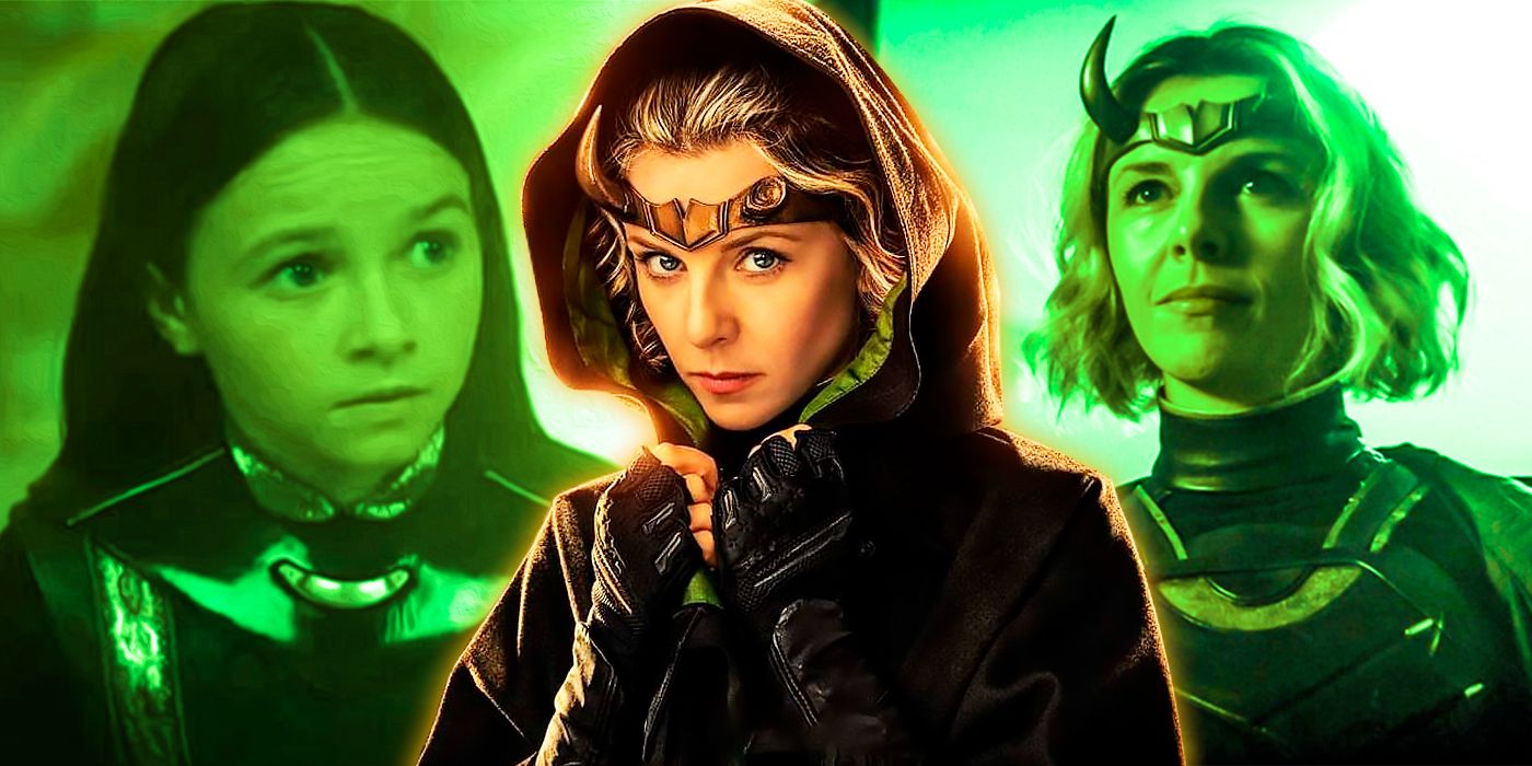 Sylvie green background header - Loki Disney+