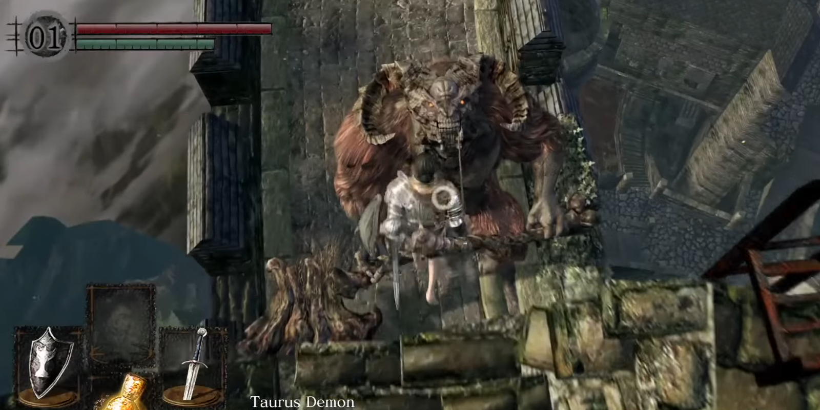 First Real Boss Dark Souls