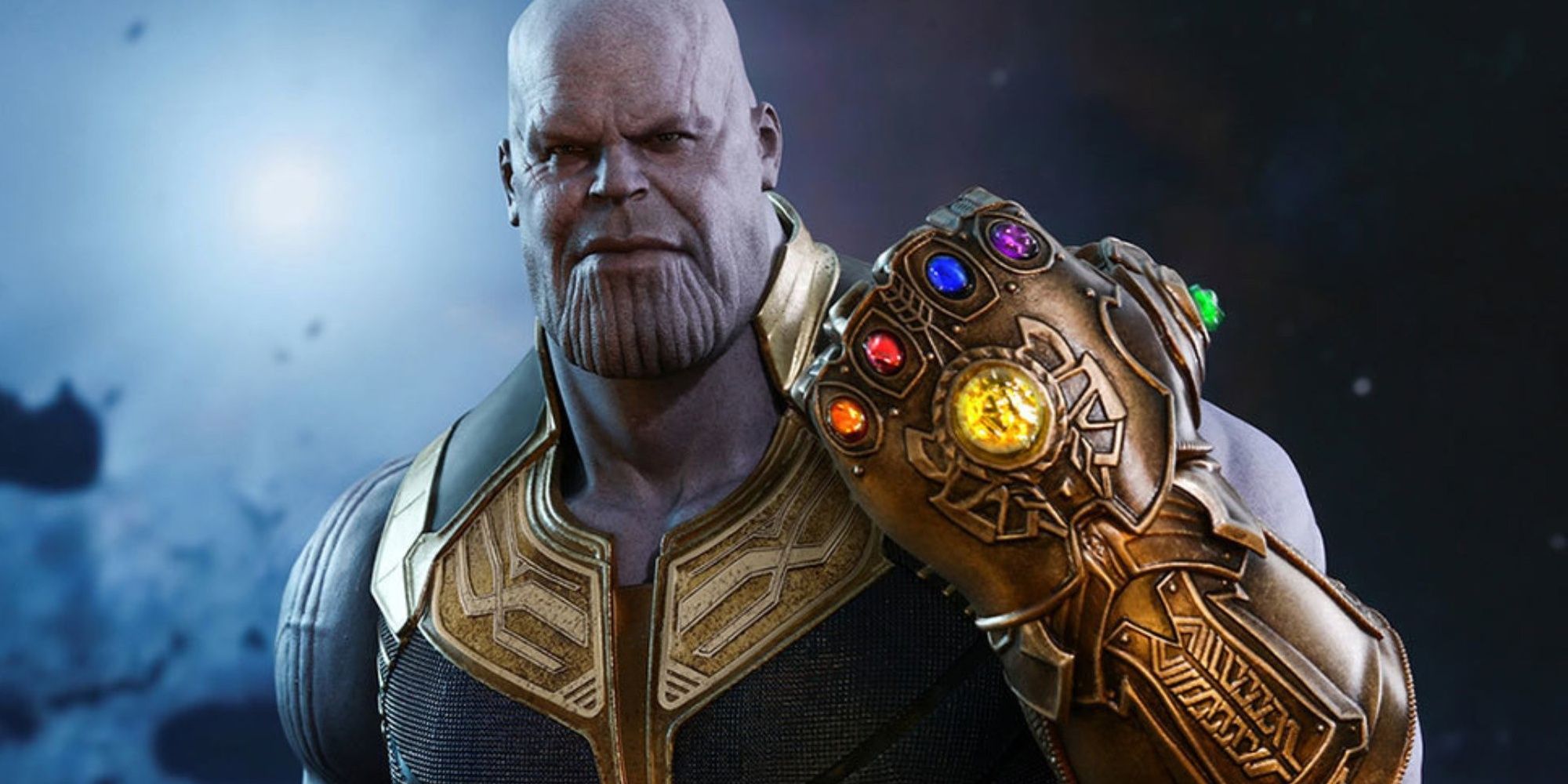 Thanos with a full Infinity Gauntlet