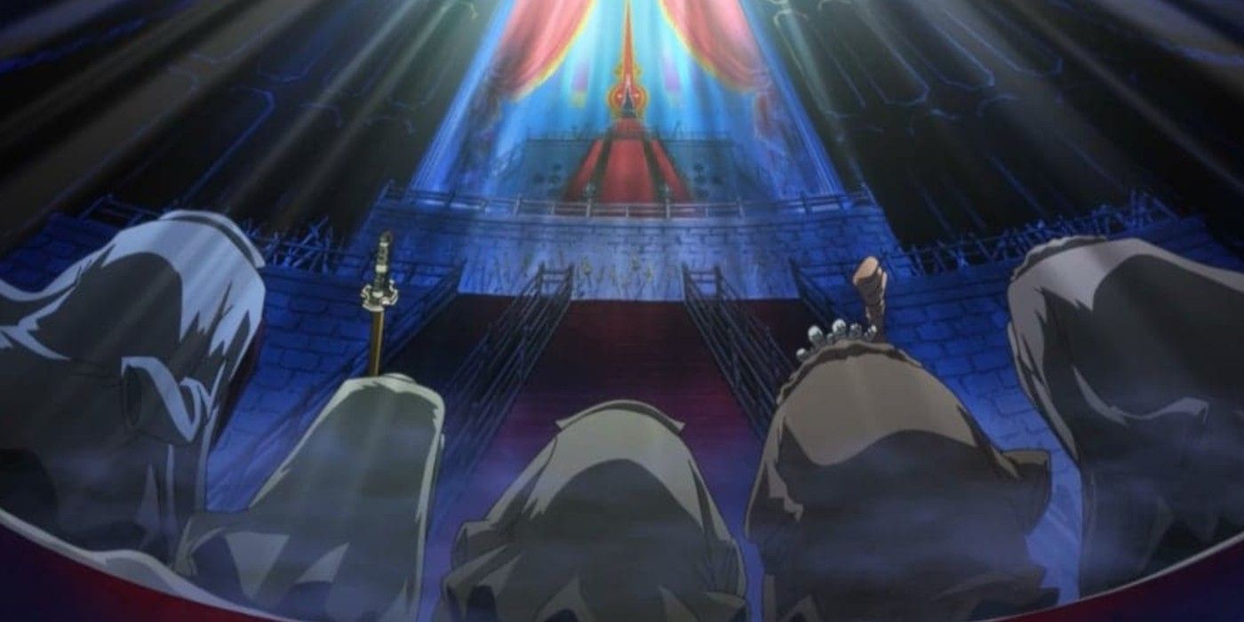 The Five Elders Bow To Imu in One Piece