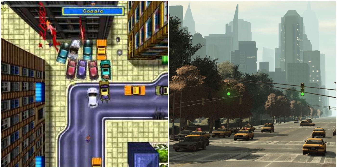 The Past And Modern Liberty City