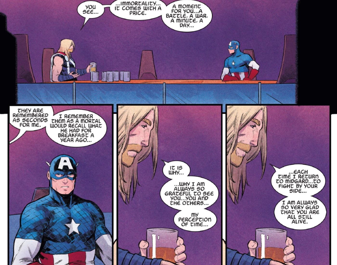 Thor Captain America Immortality