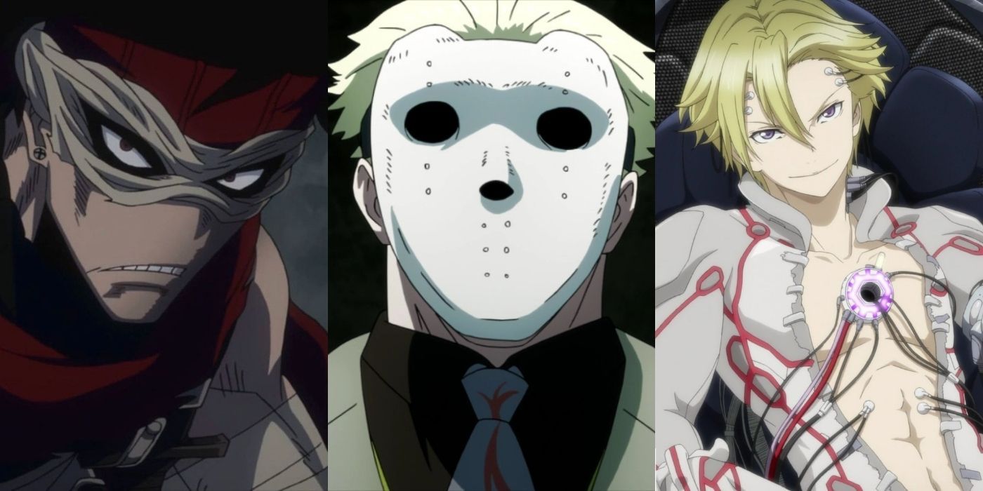 villains who'd join madara--stain from My Hero Academia, daryl from Guilty Crown, yamori from Tokyo Ghoul