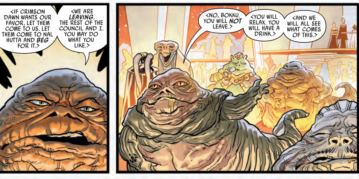 War of the Bounty Hunters Jabba the Hutt put Bokku in his place