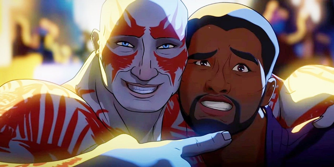 Drax and T'Challa in Marvel's What If...?