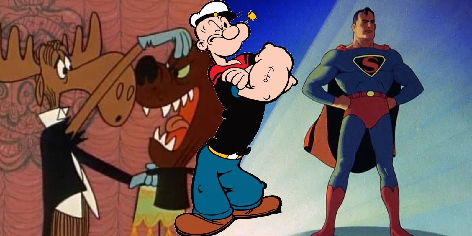 Bullwinkle J Moose, Popeye, and Superman Who Framed Roger Rabbit Cut Cameos