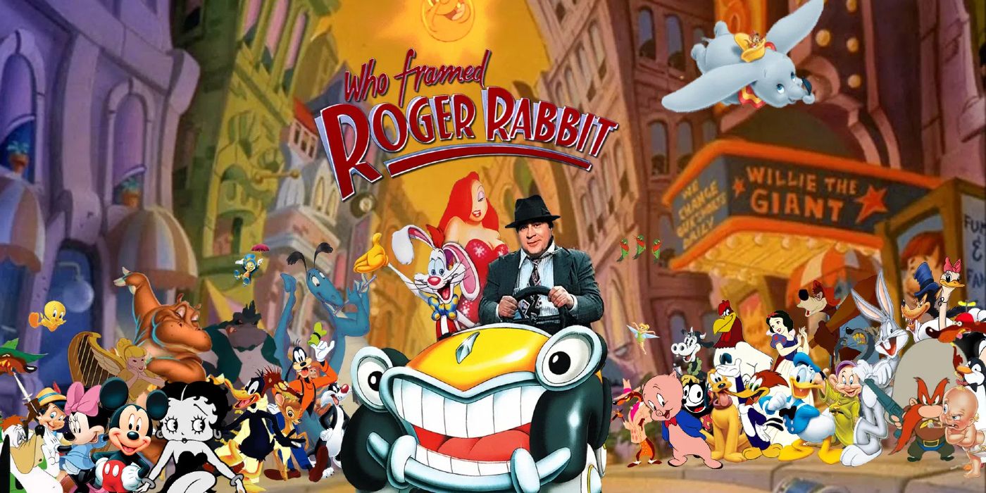 The poster for Who Framed Roger Rabbit film