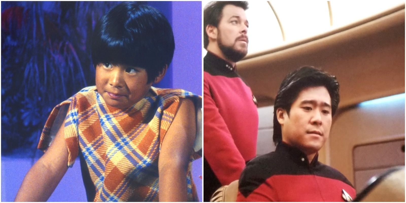 An Onlies and Ensign Lin aboard the Enterprise-D in TOS and TNG
