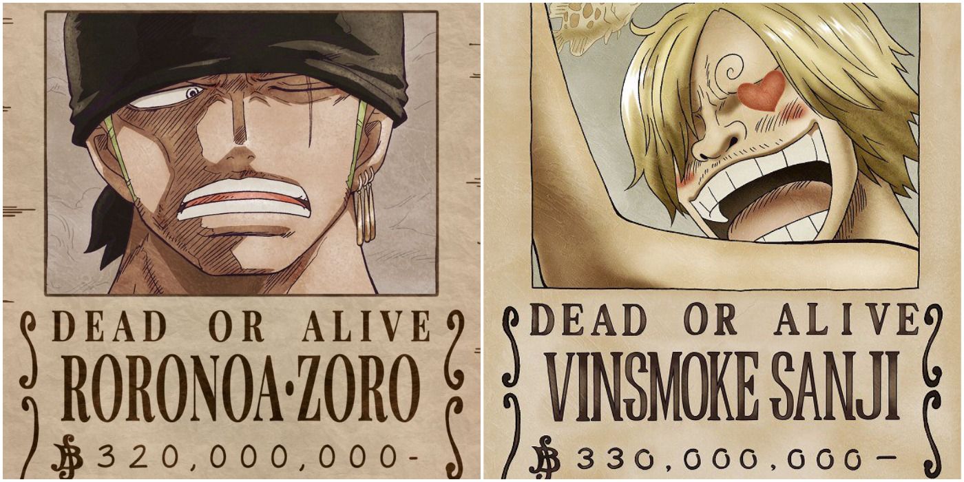Zoro &amp; Sanji's Wanted Posters