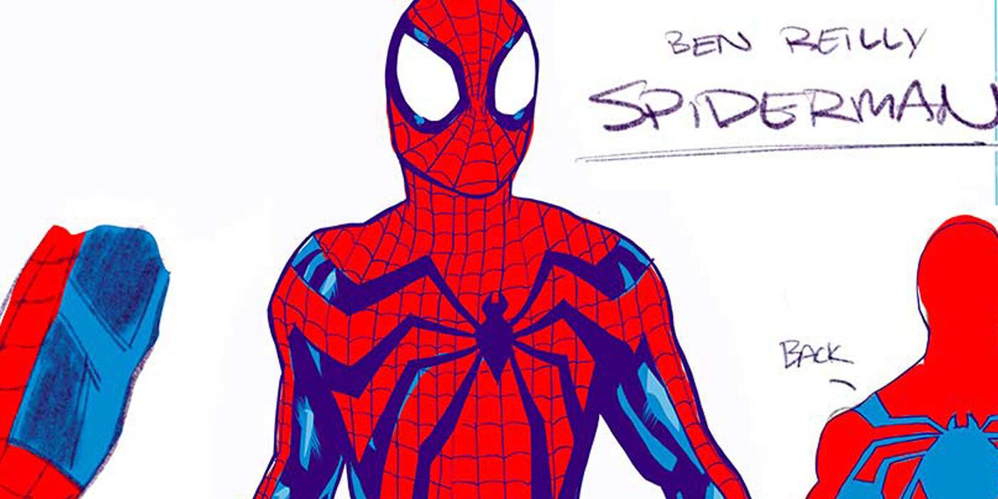 Patrick Gleason's concept art for Ben Reilly's Spider-Man costume