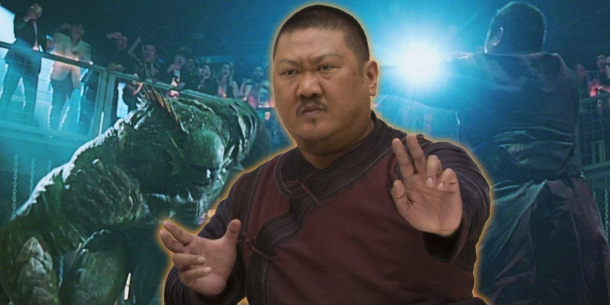 benedict wong fighting abomination in shang-chi
