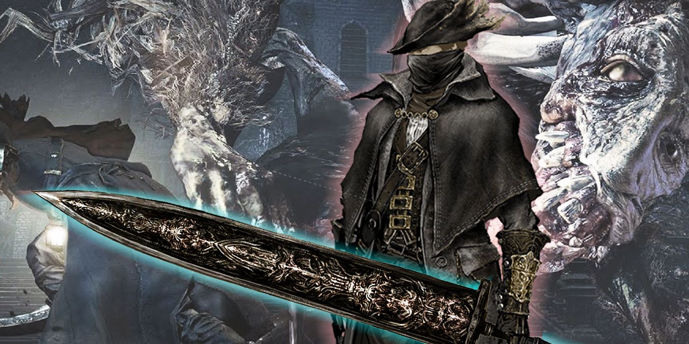 bloodborne hunter with ludwig's holy blade