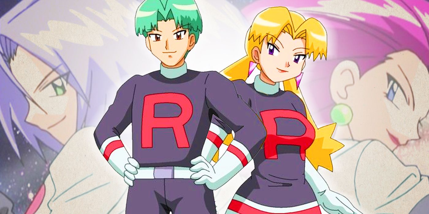 cassidy and butch in front of jessie and james team rocket
