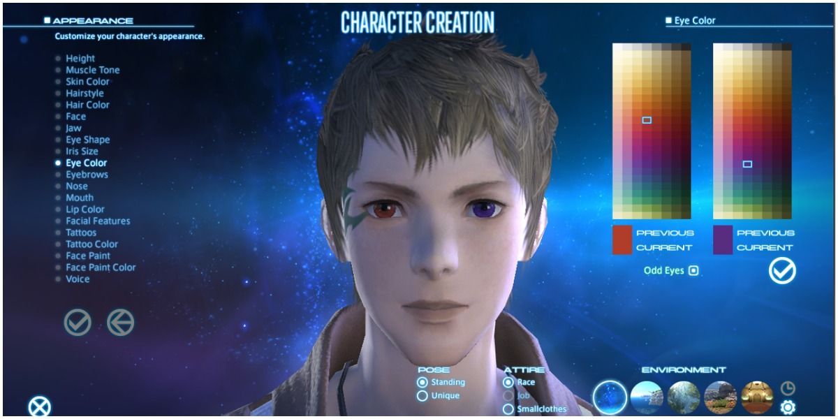 character creation in final fantasy 14