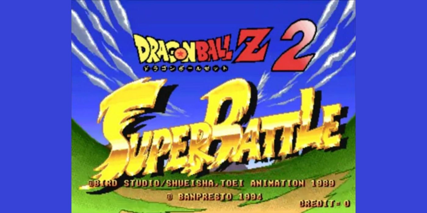 super battle 2 dbz start screen arcade